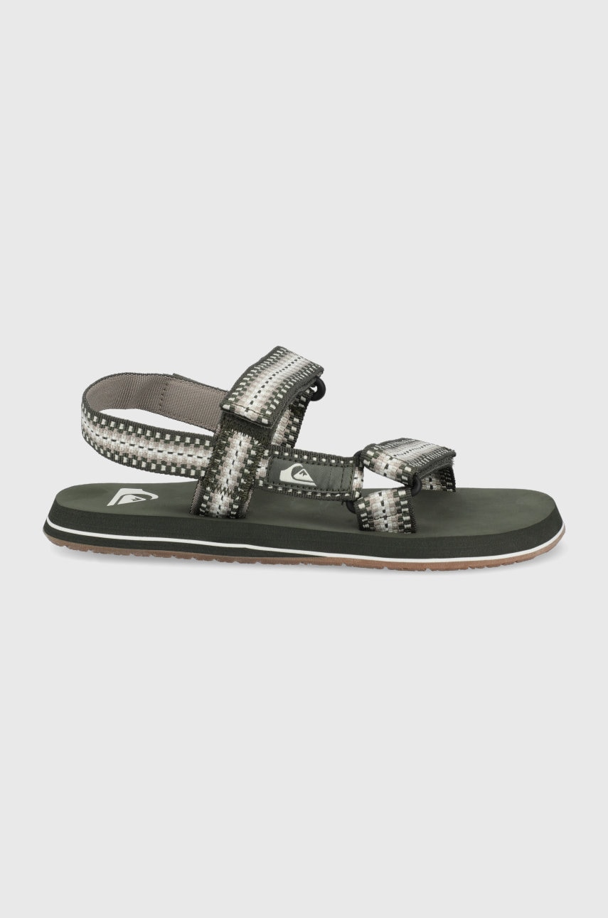 Quiksilver sandale barbati, culoarea verde