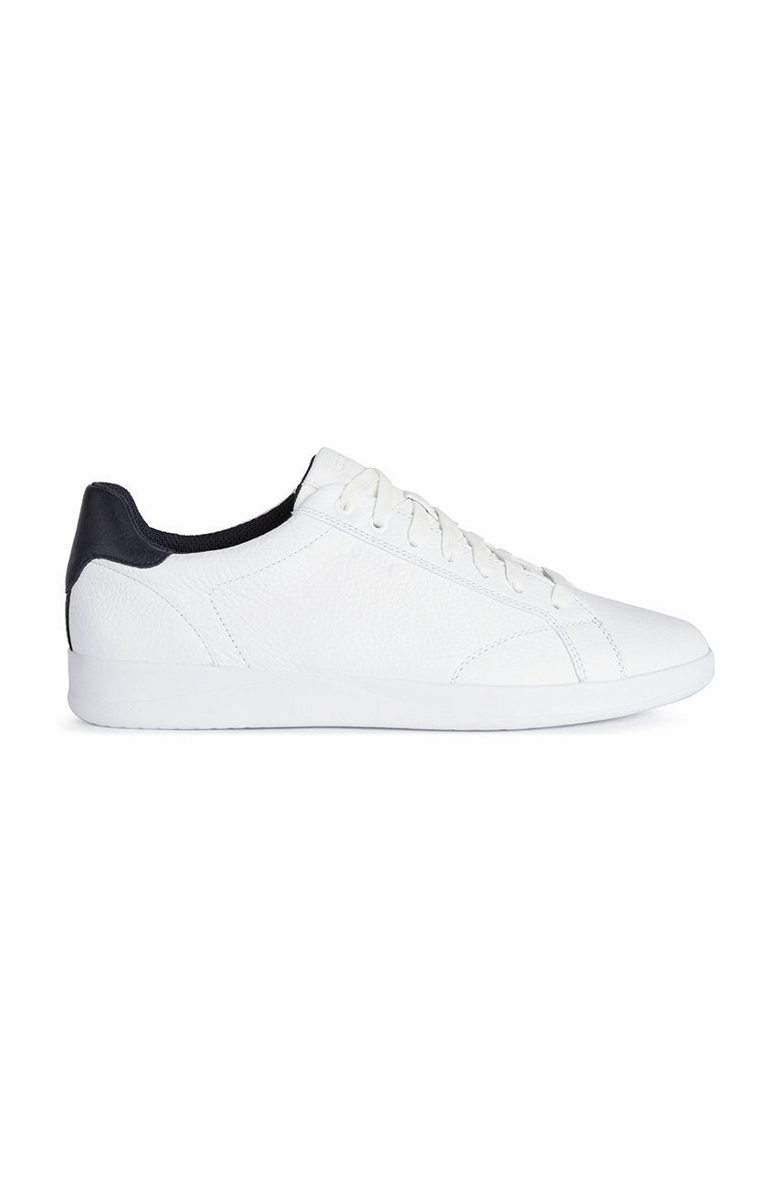 Dětské kožené sneakers boty Geox bílá barva - bílá -  Svršek: Přírodní kůže Vnitřek: Texti