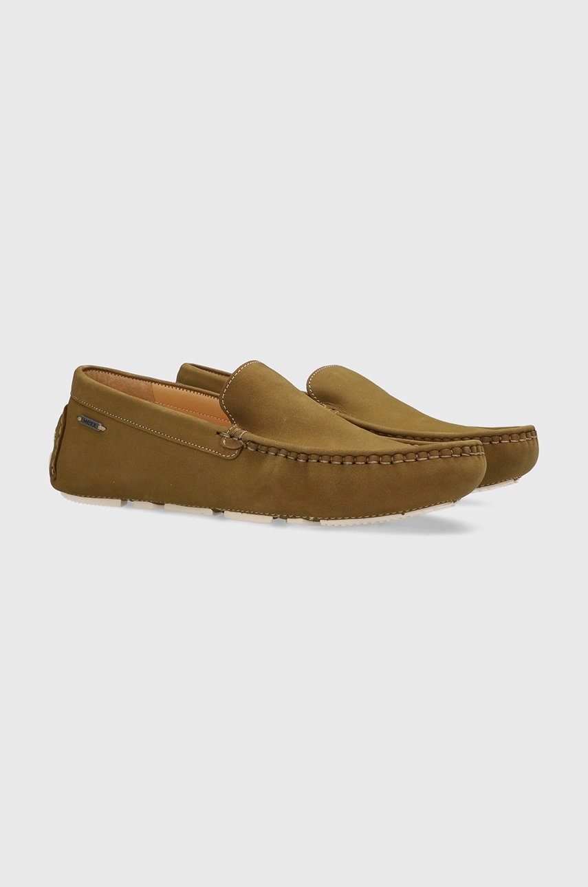 

Замшеві мокасини Mexx Moccassin Gabe чоловічі колір зелений