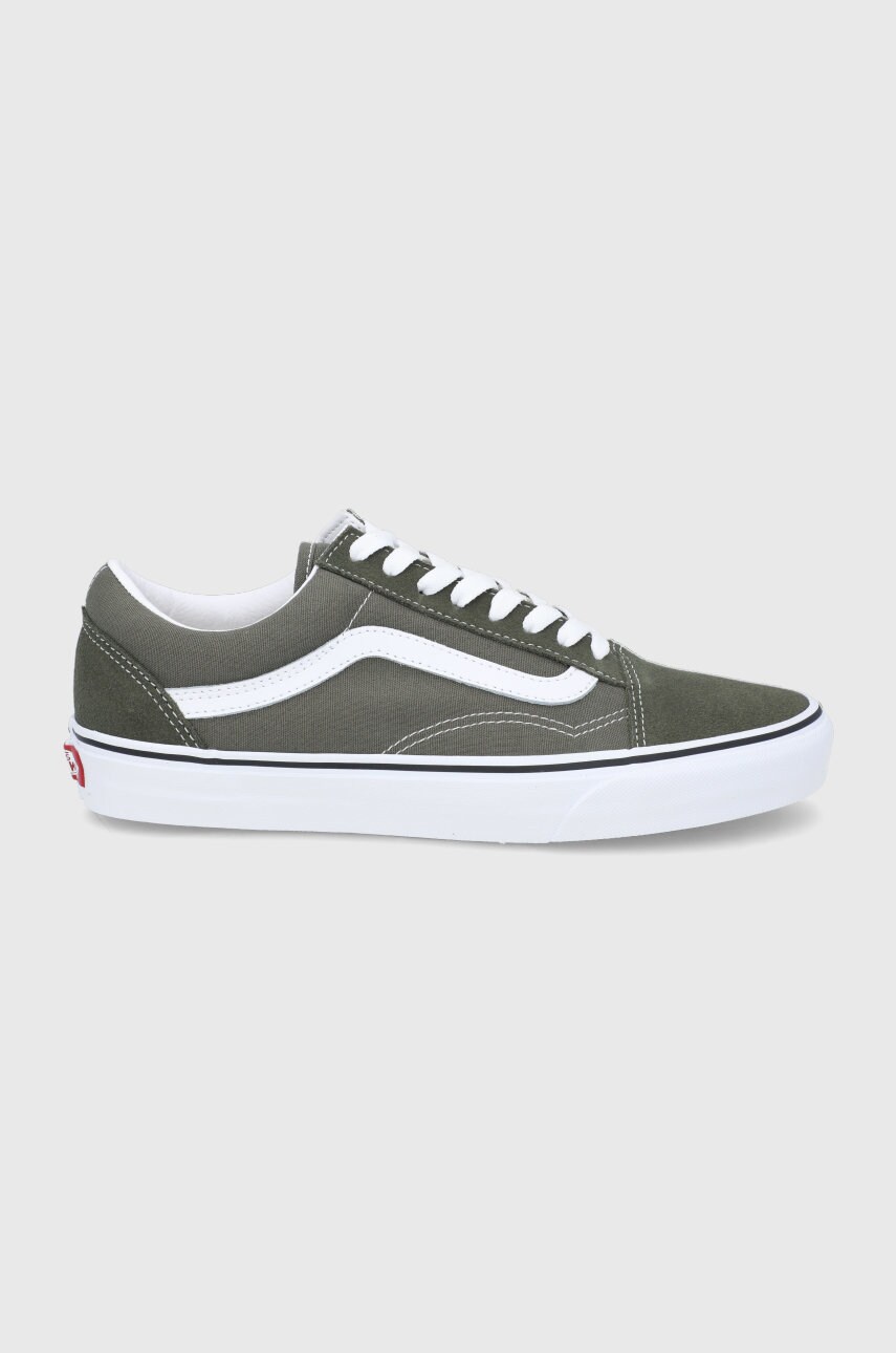 Vans tenisi ua old skool barbati, culoarea verde