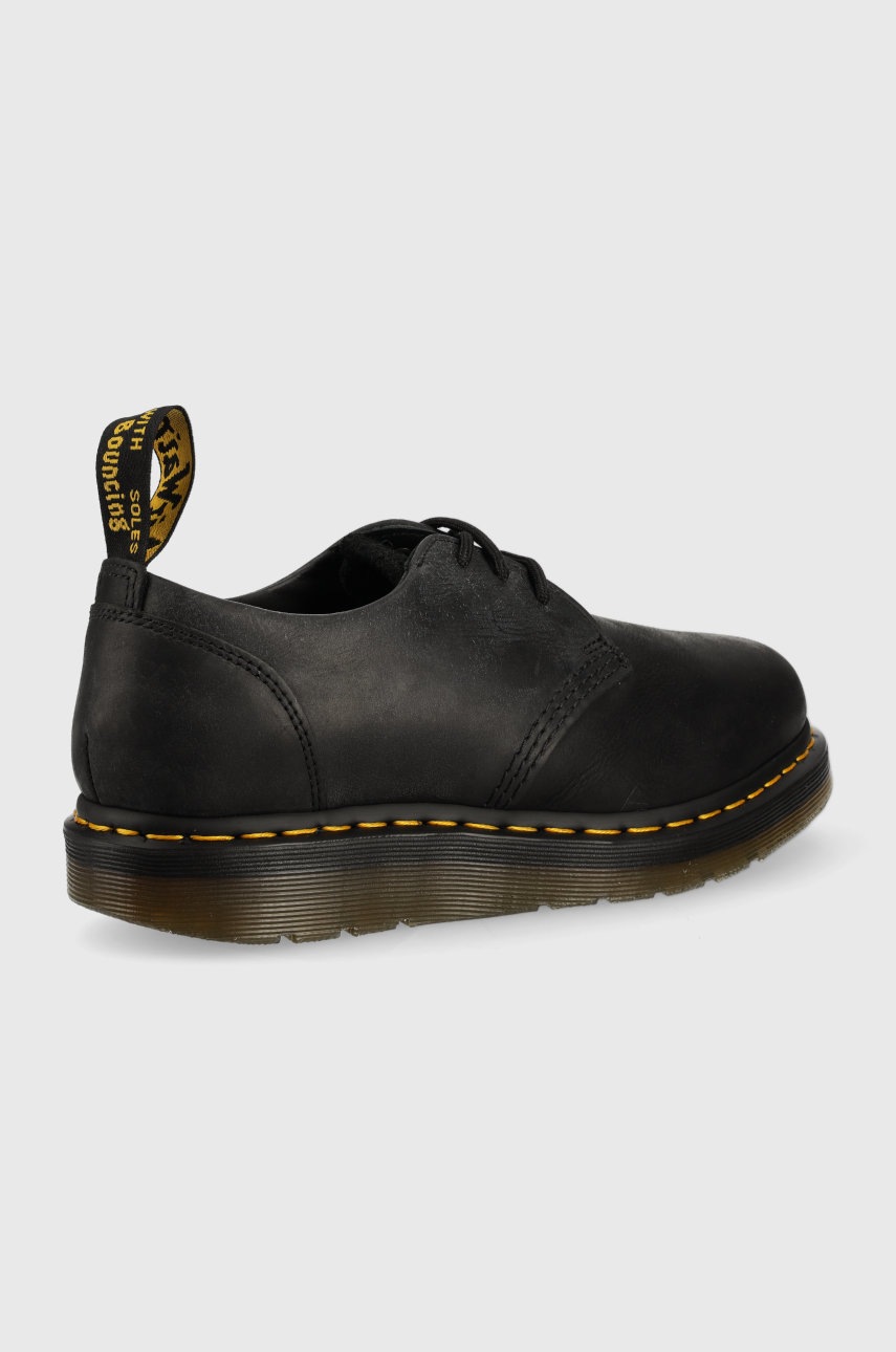 

Кожаные туфли Dr. Martens мужские цвет чёрный