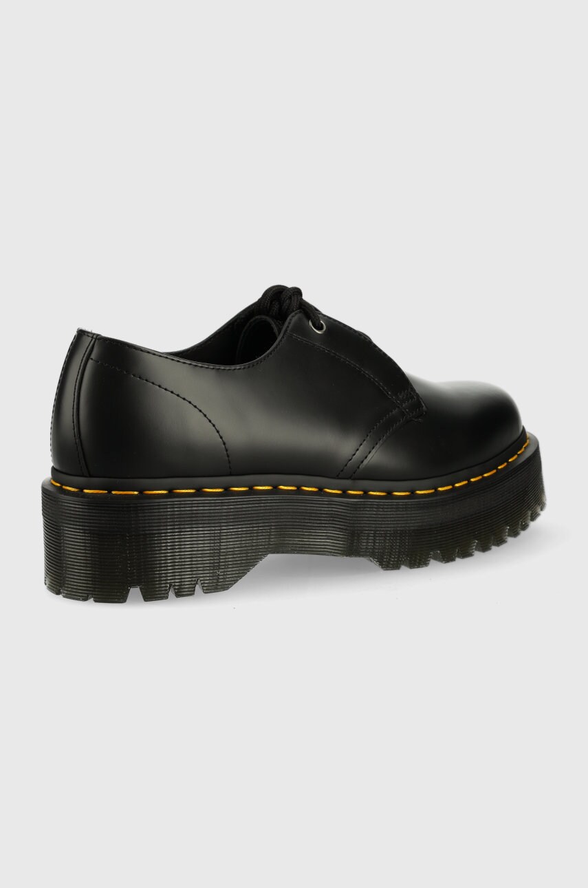 

Кожаные туфли Dr. Martens мужские цвет чёрный