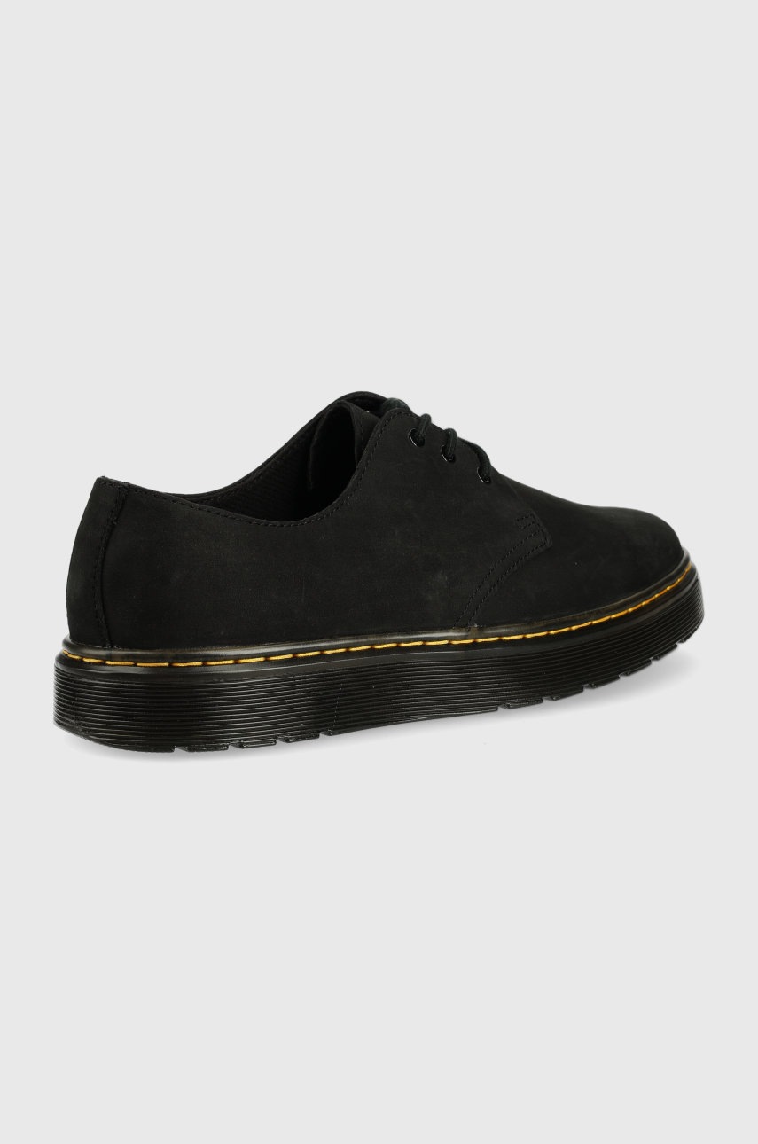 

Замшевые туфли Dr. Martens мужские цвет чёрный