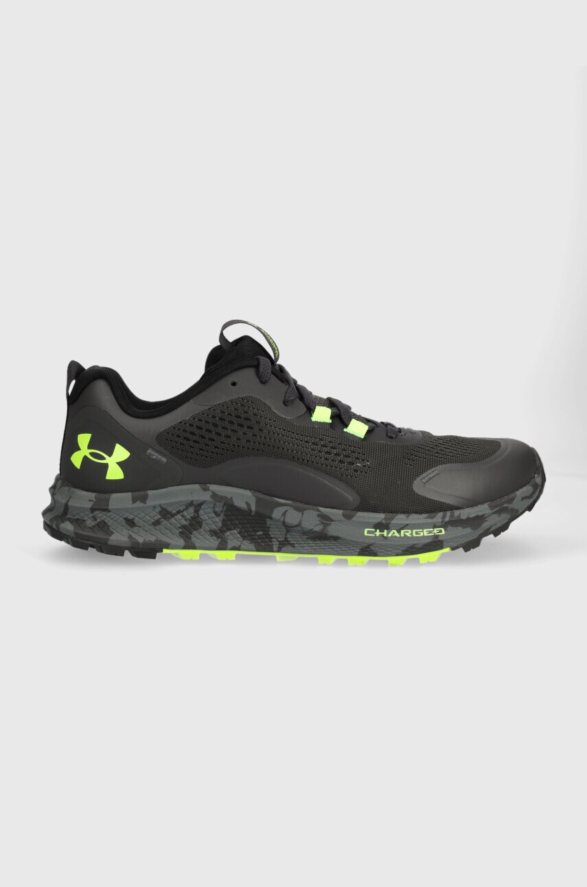 

Бігові кросівки Under Armour Charged Bandit Trail 2 колір зелений 3024186-001
