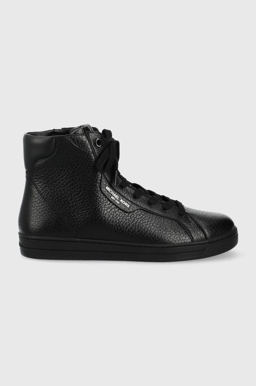 Michael michael kors tenisi de piele keating barbati, culoarea negru