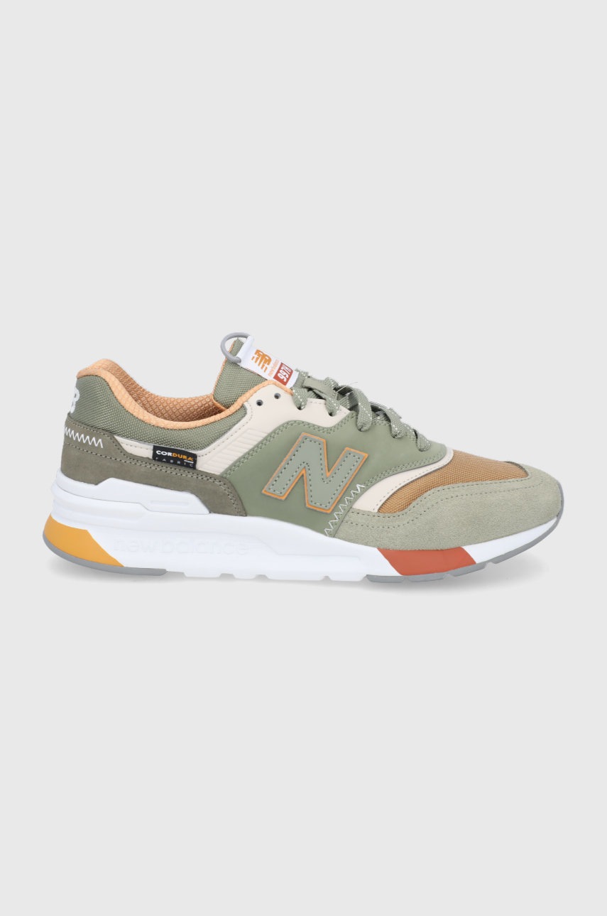 

Обувки New Balance Cm997htj в зелено, Зелен