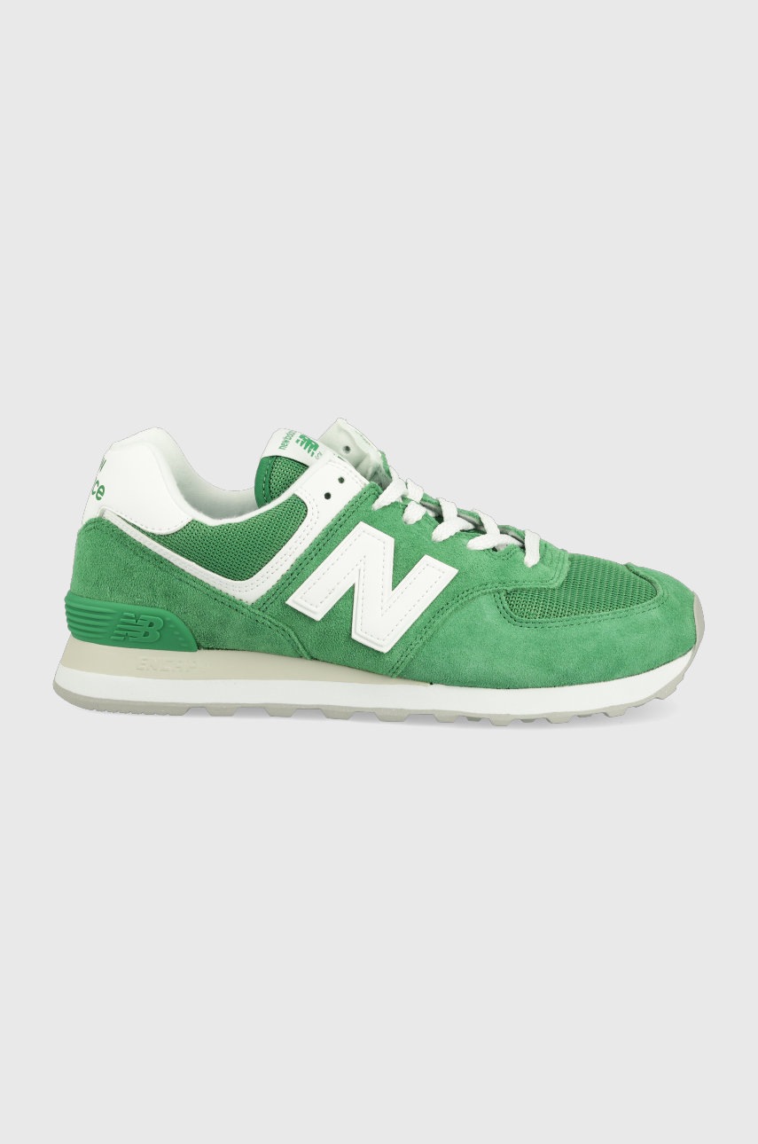

Маратонки New Balance Ml574pg2 в зелено, Зелен