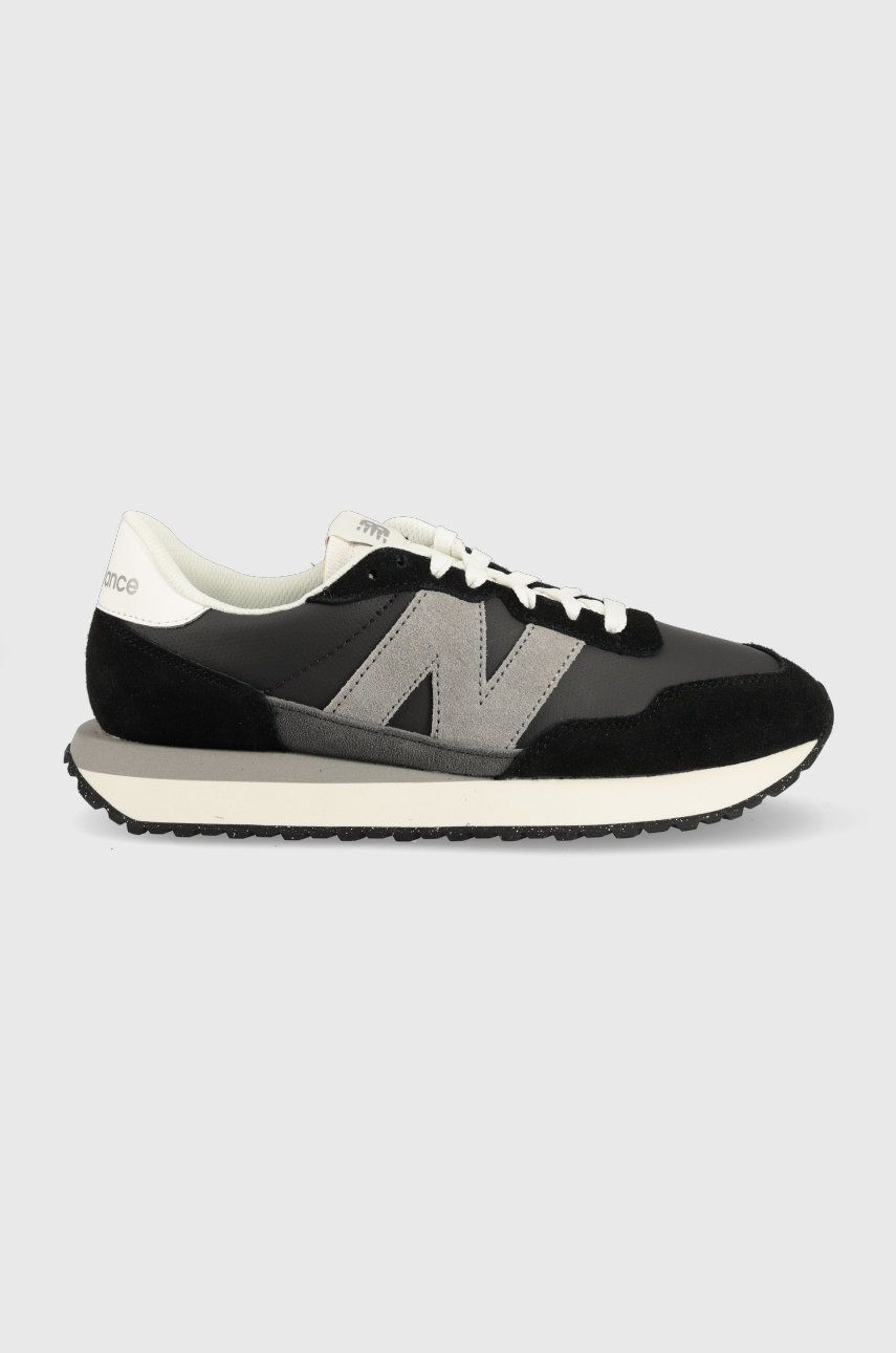 New Balance sneakers din piele Ms237rc culoarea negru