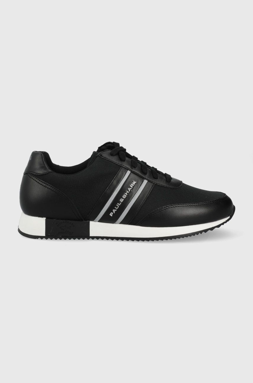 Paul&Shark sneakers culoarea negru answear.ro