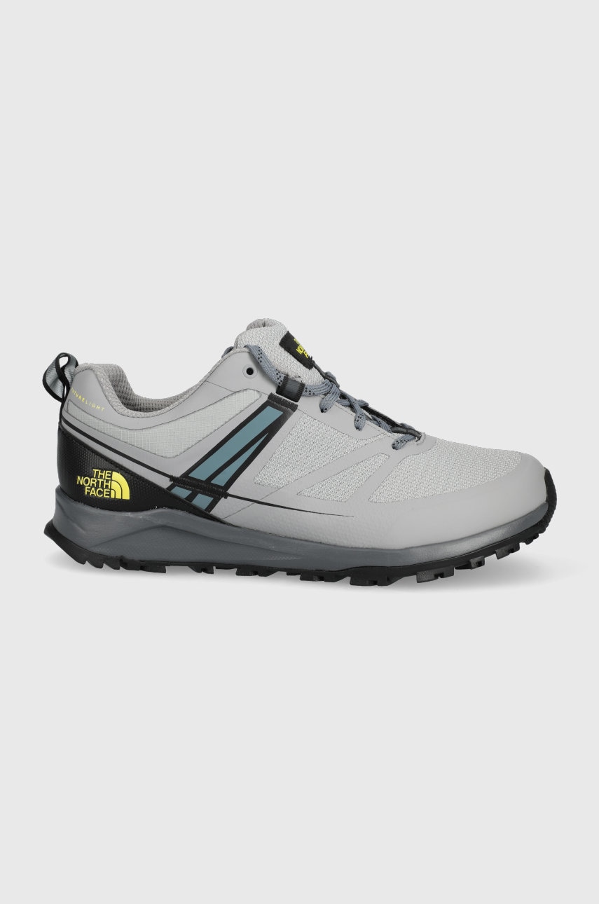 The north face pantofi litewave futurelight barbati, culoarea gri