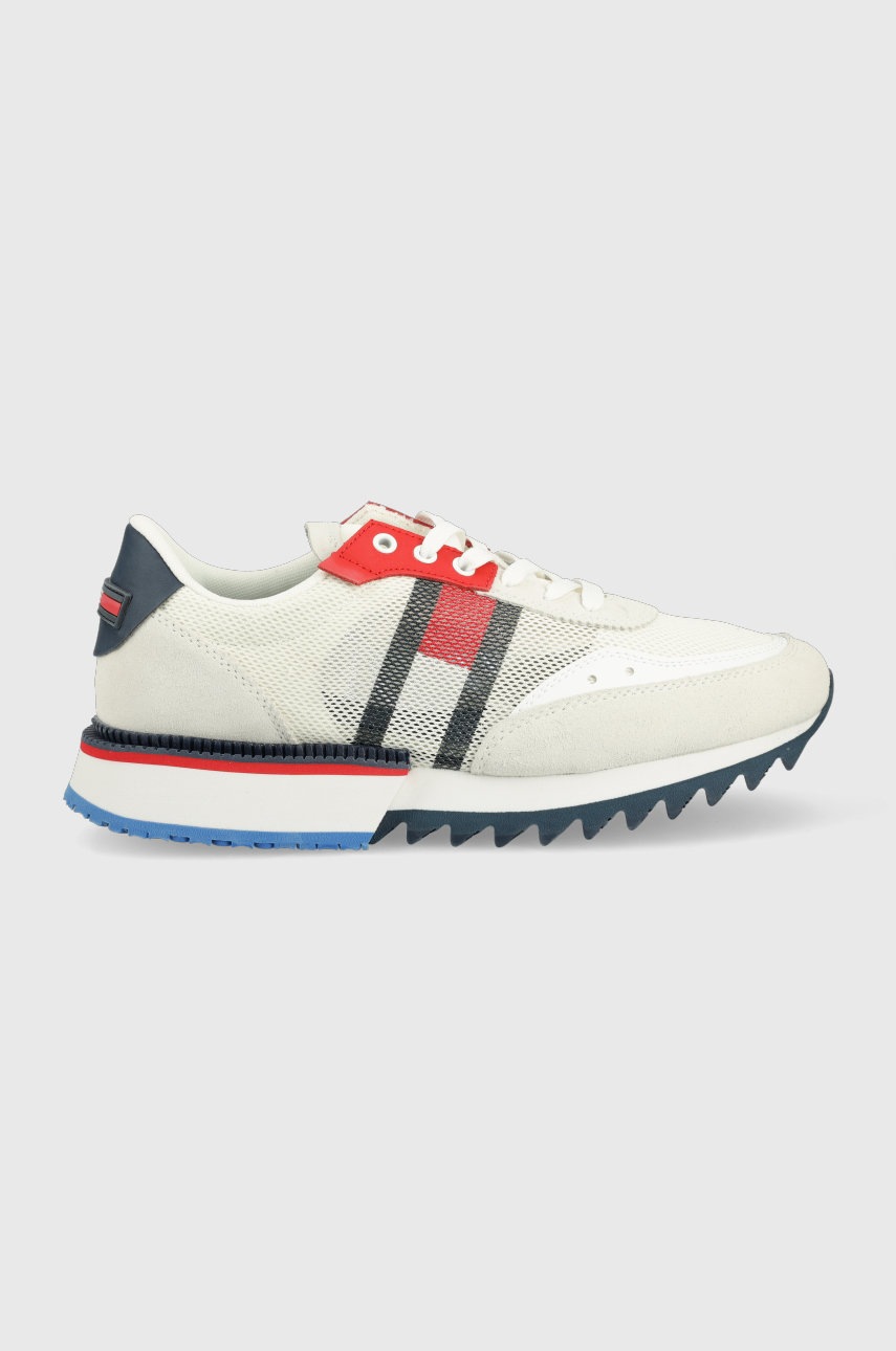 

Маратонки Tommy Jeans в бяло, Бял