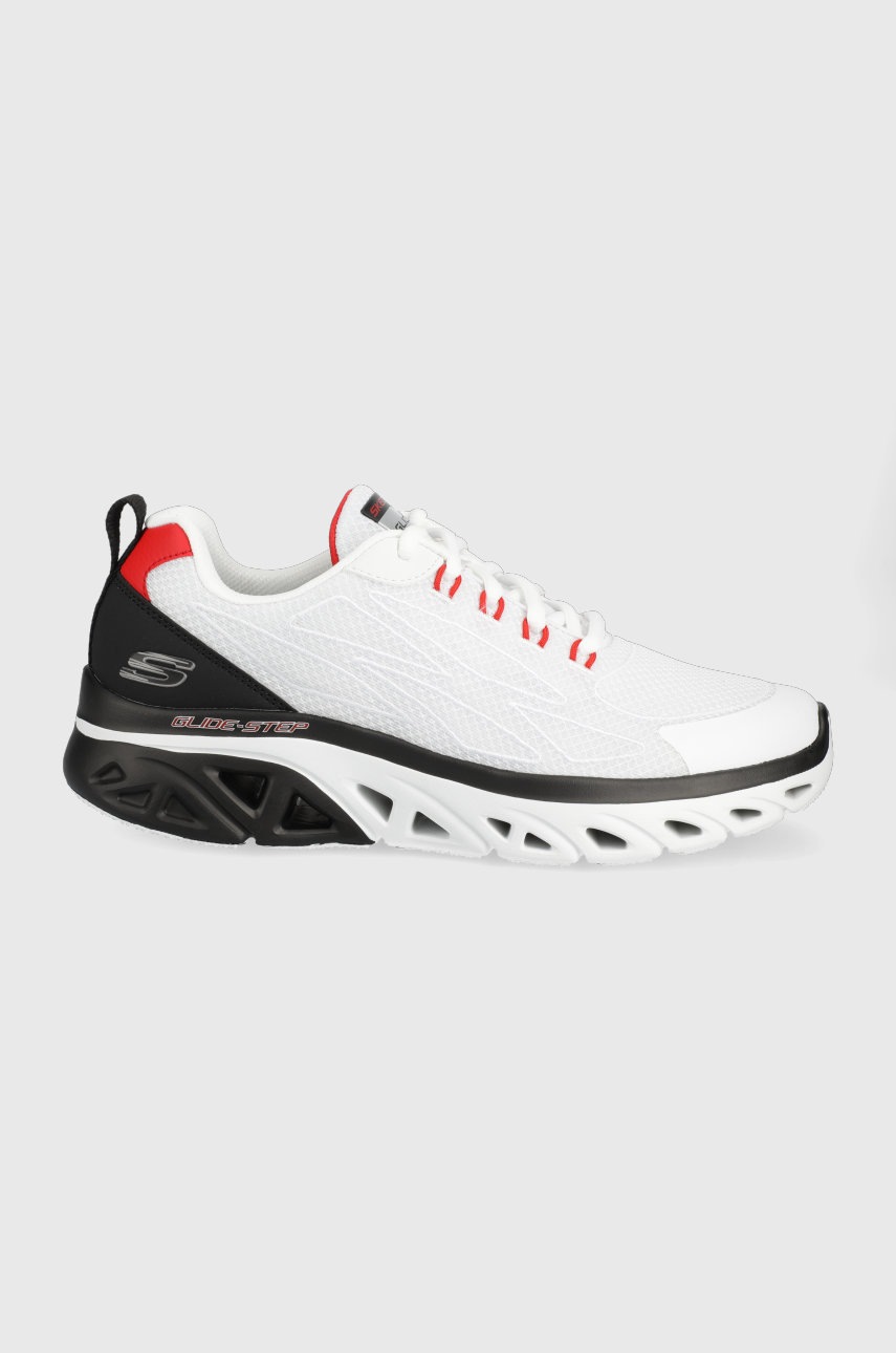 

Обувки Skechers в бяло, Бял