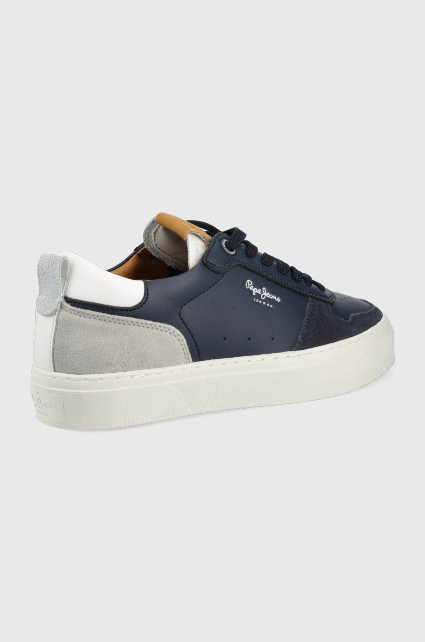 

Шкіряні кросівки Pepe Jeans Yogi Street колір синій