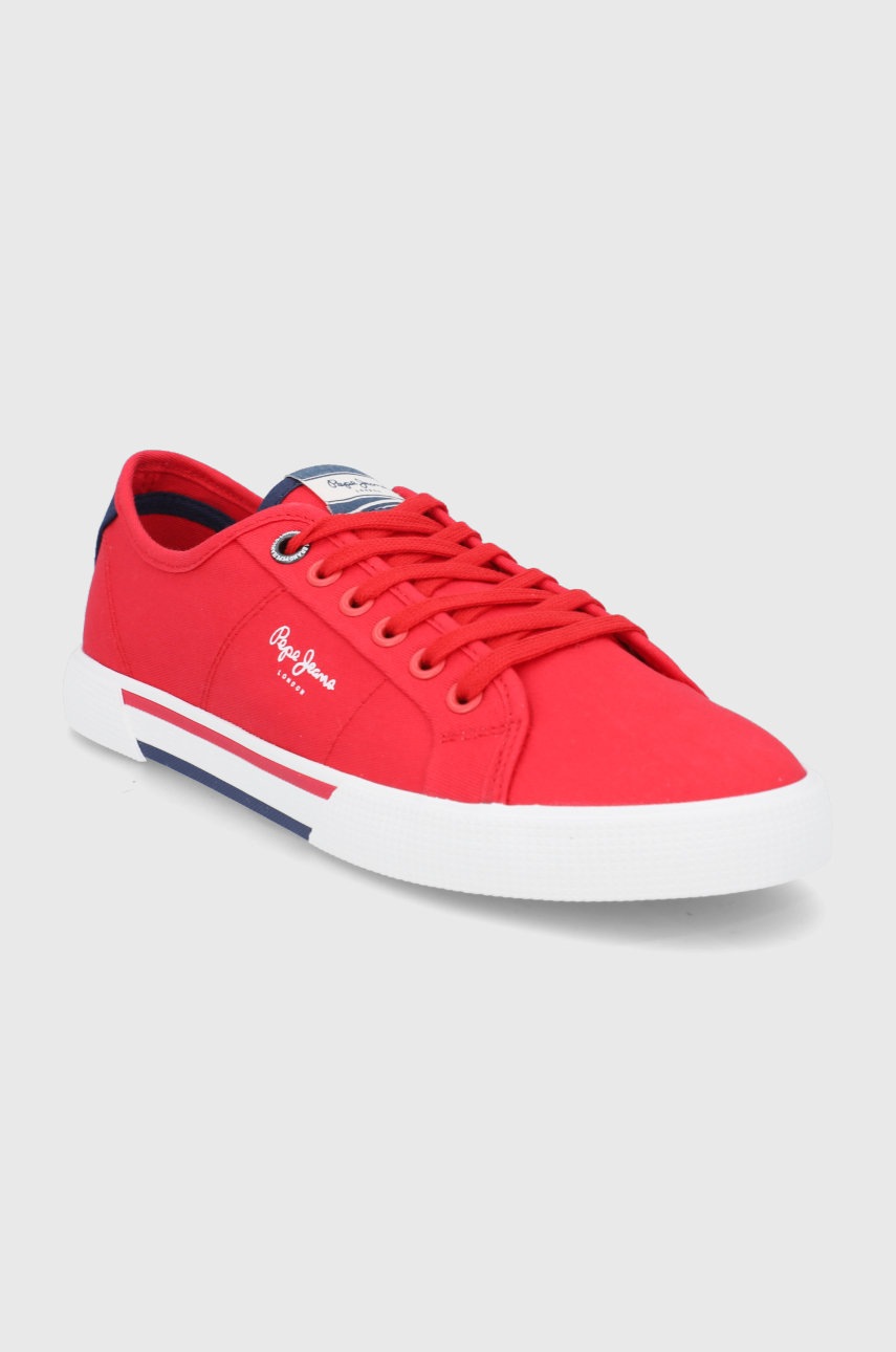

Кеди Pepe Jeans Brady Men Basic чоловічі колір червоний