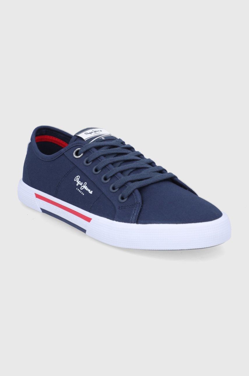 

Кеди Pepe Jeans Brady Men Basic чоловічі колір синій