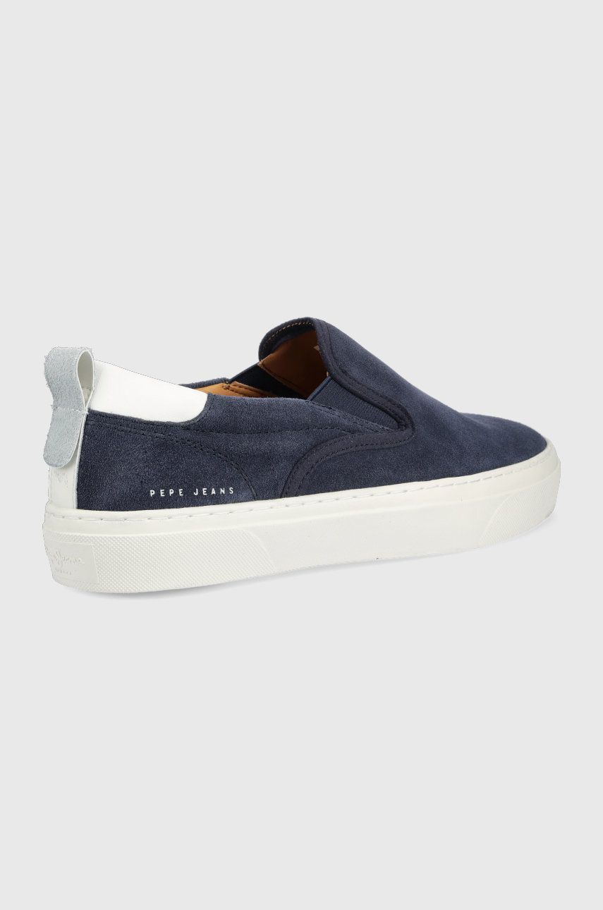 

Замшевые кеды Pepe Jeans Yogi Slip On мужские цвет синий