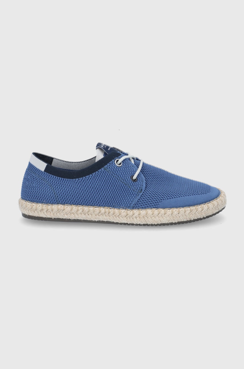 Pepe jeans espadrile tourist laces up knit