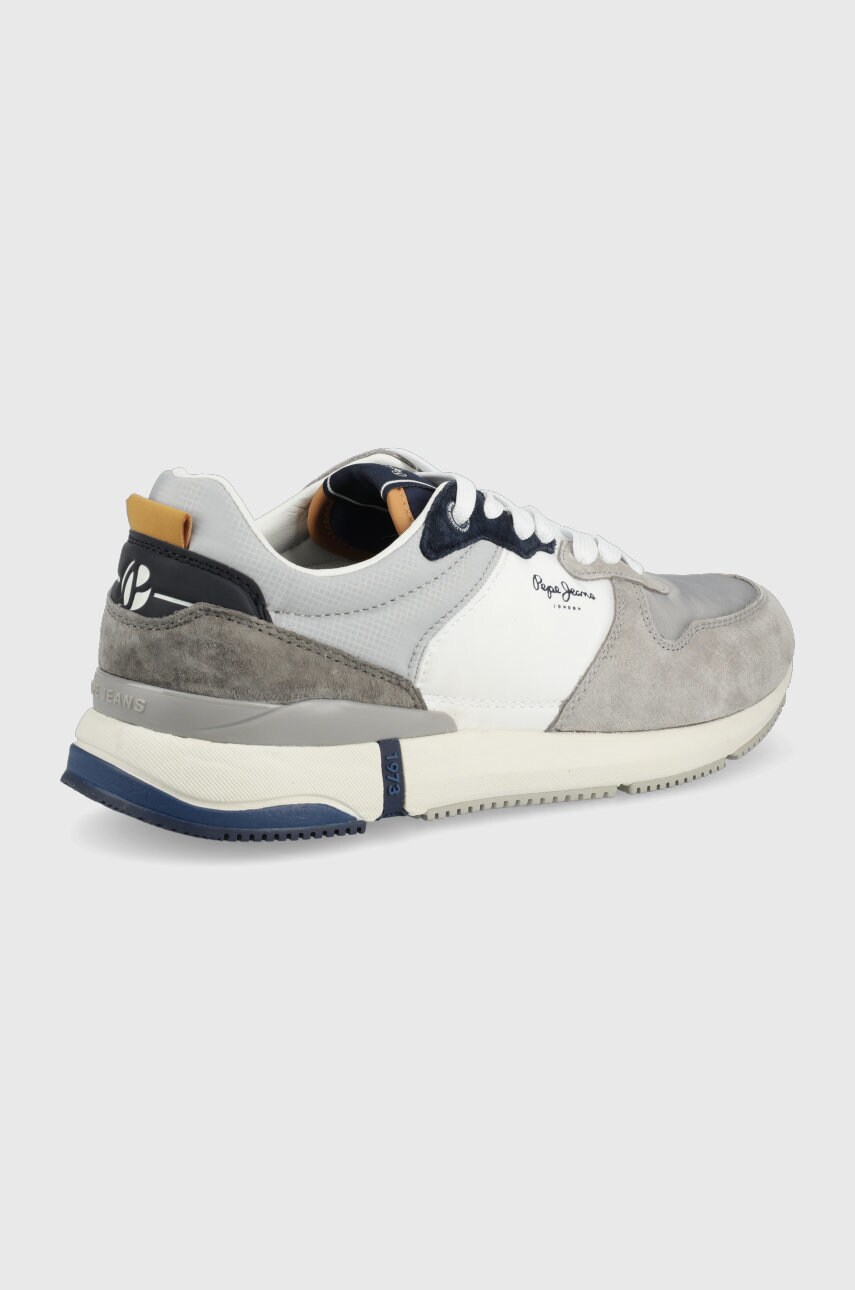 

Черевики Pepe Jeans London Pro Basic колір сірий