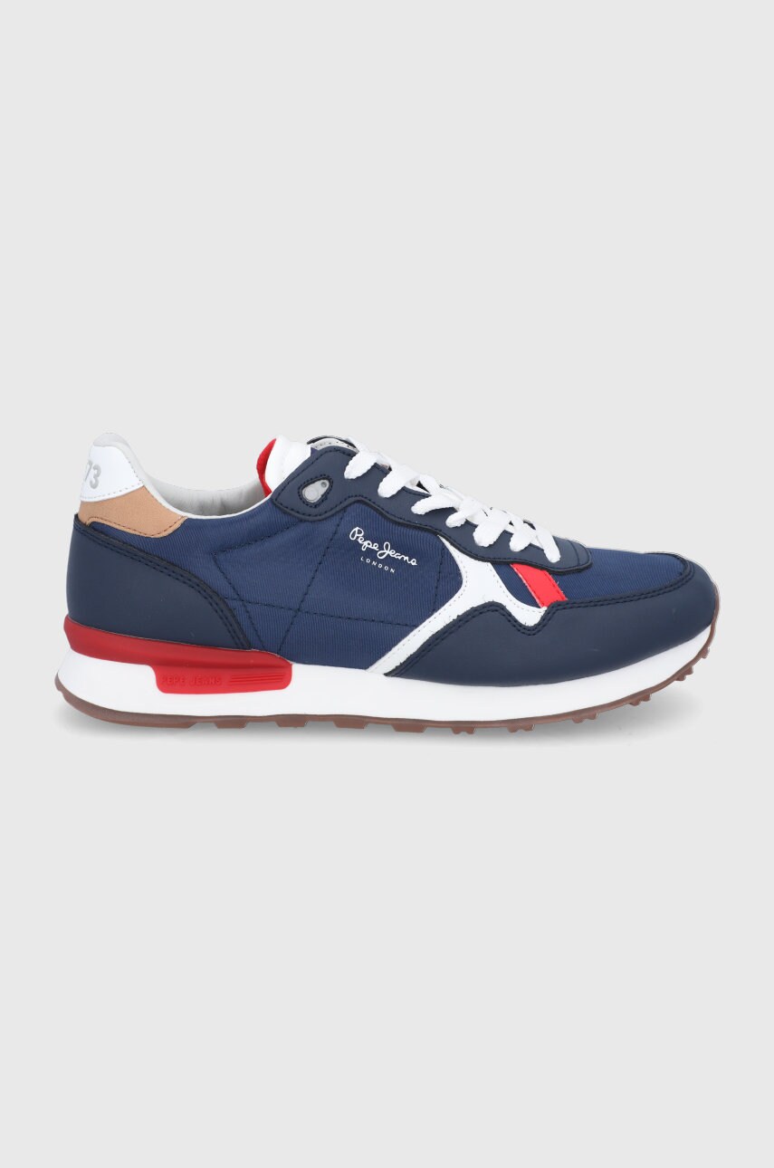 

Обувки Pepe Jeans Britt Man Flag в тъмносиньо, Тъмносин