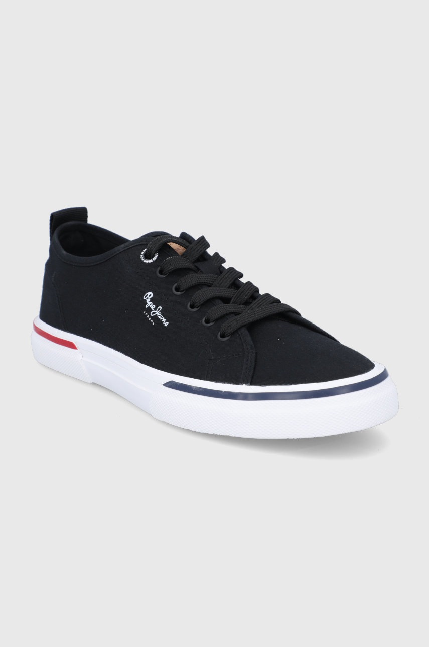 

Кеды Pepe Jeans Kenton Smart 22 мужские цвет чёрный