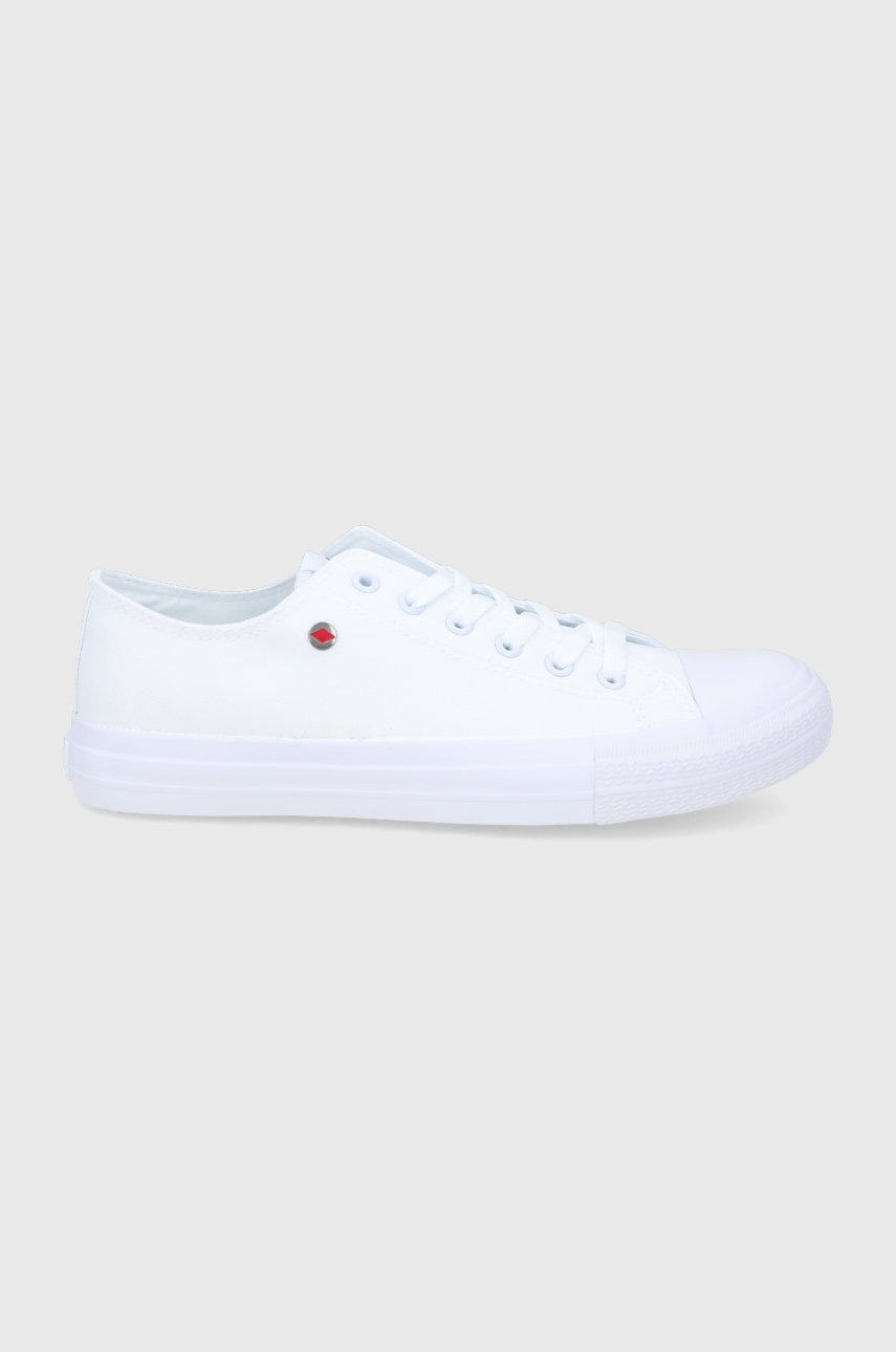 

Ниски кецове Lee Cooper мъжко в бяло, Бял