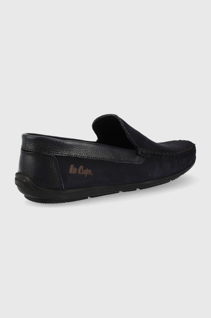 

Шкіряні мокасини Lee Cooper чоловічі колір синій