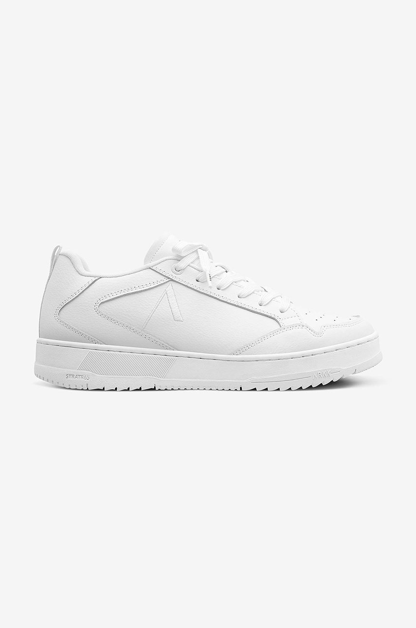 Levně Kožené sneakers boty Arkk Copenhagen Visuklass Stratr65 bílá barva