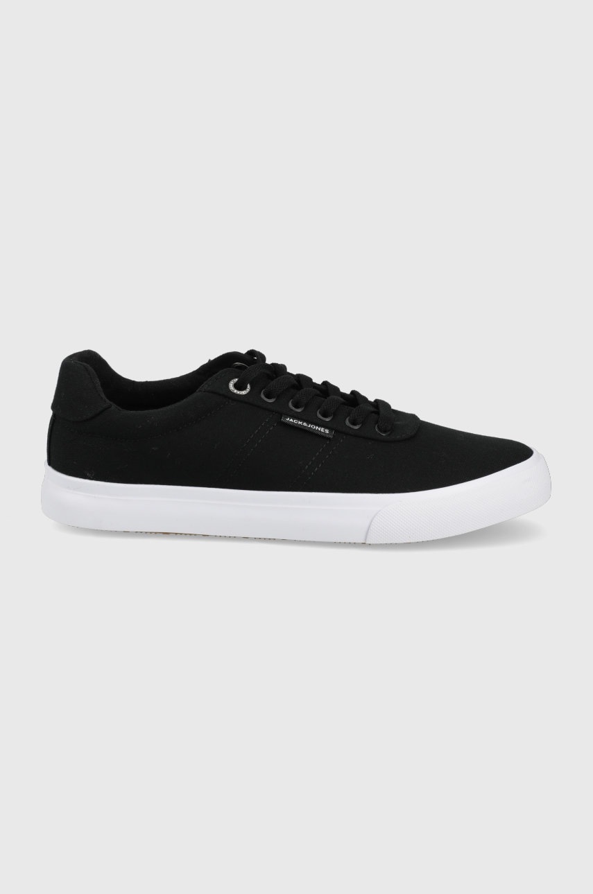 

Ниски кецове Jack & Jones мъжко в черно, Черен