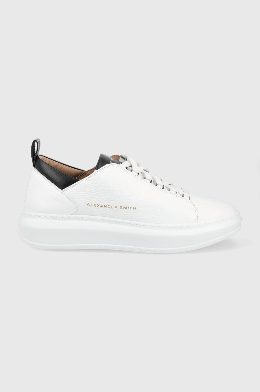 Alexander smith sneakers din piele wembley culoarea alb