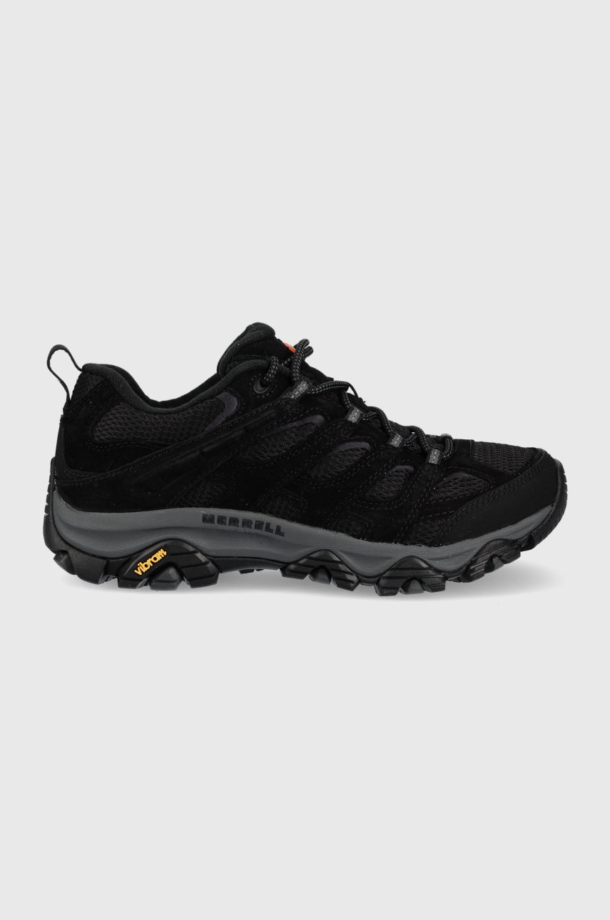 Merrell pantofi Moab 3 barbati, culoarea negru