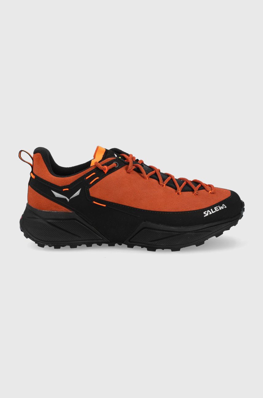 Salewa pantofi Dropline barbati, culoarea portocaliu answear.ro