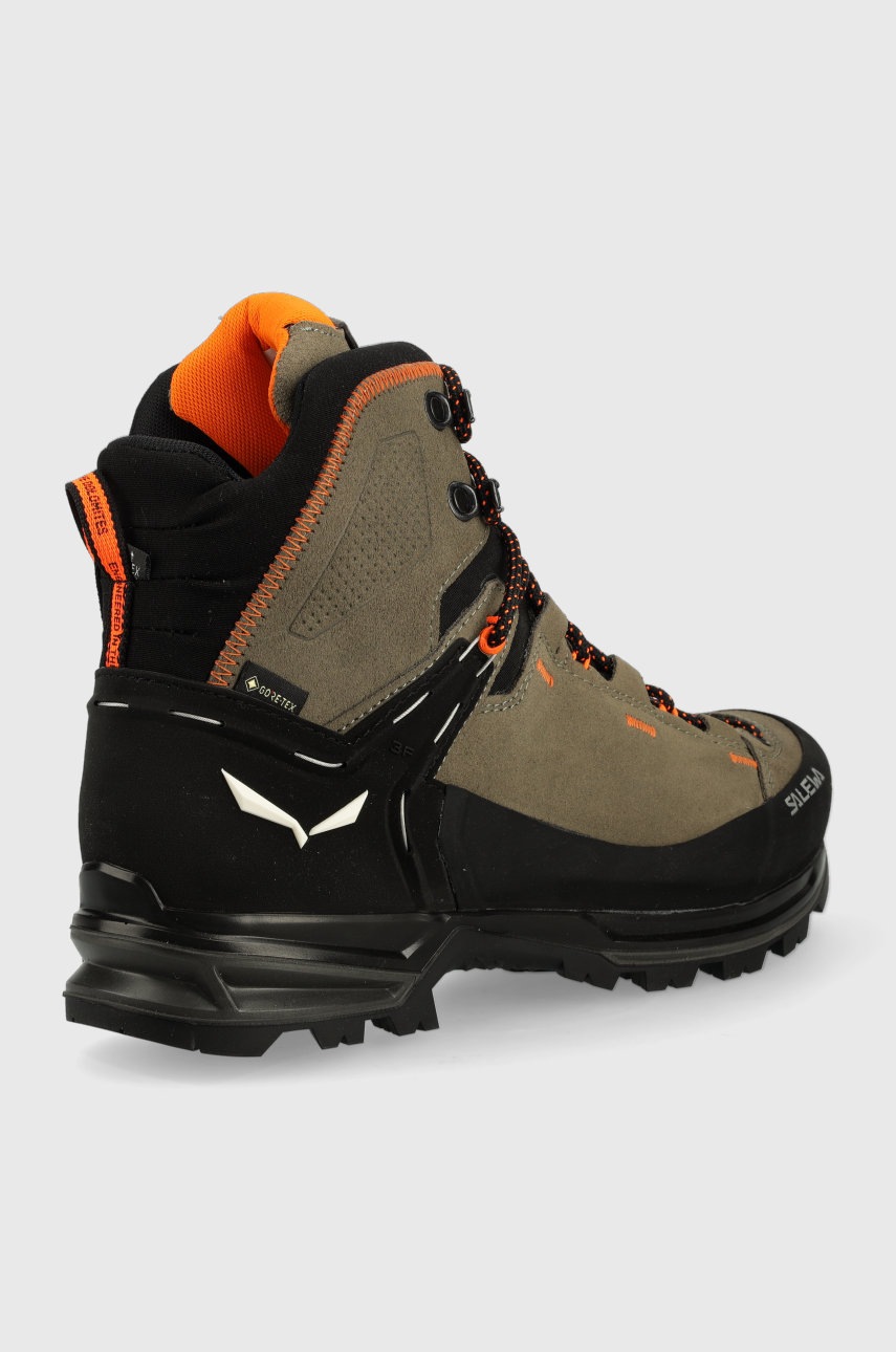 

Ботинки Salewa Mountain Trainer 2 Mid Gtx мужские цвет бежевый с утеплением