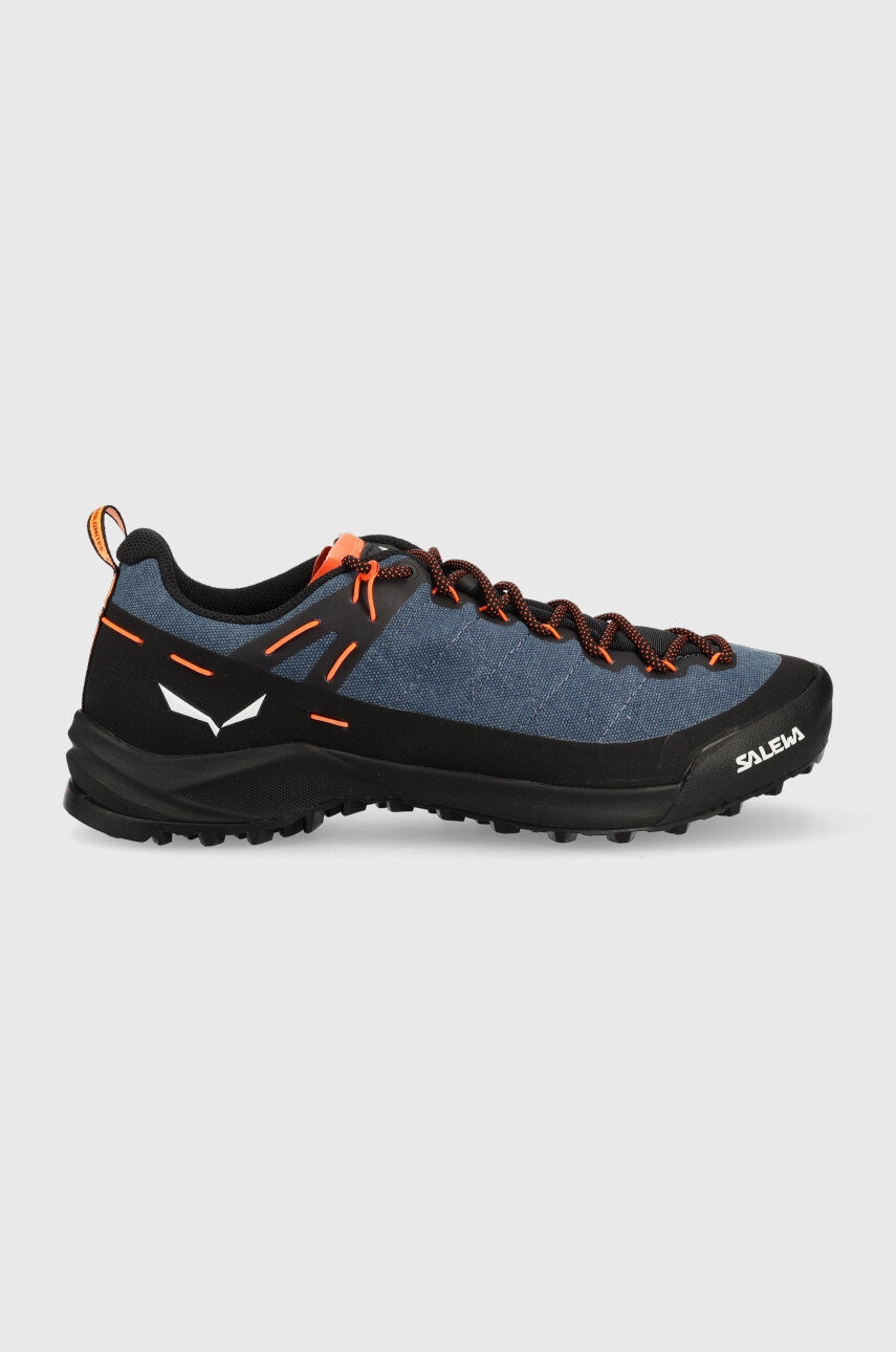 Salewa Pantofi Wildfire Canvas Barbati, Culoarea Albastru Marin