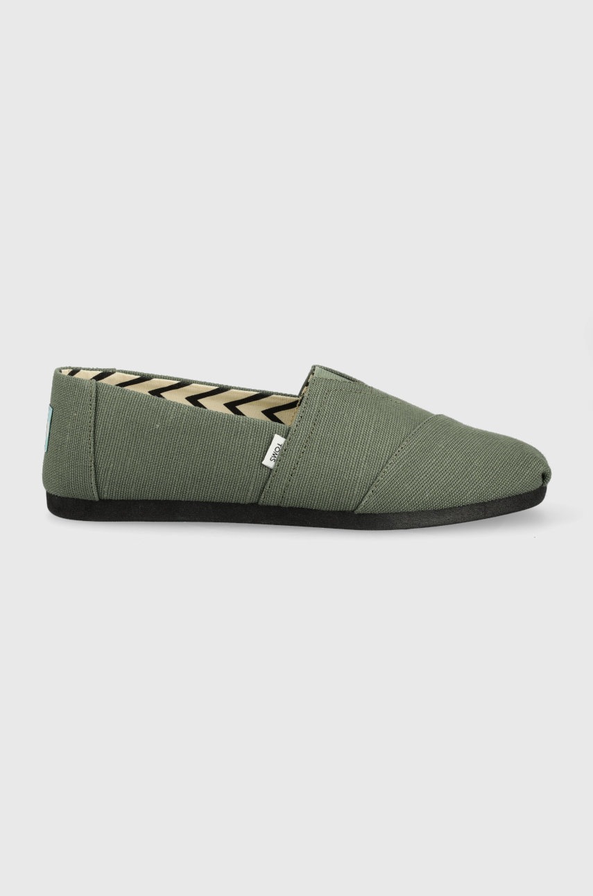 

Еспадрилі Toms Alpargata колір зелений