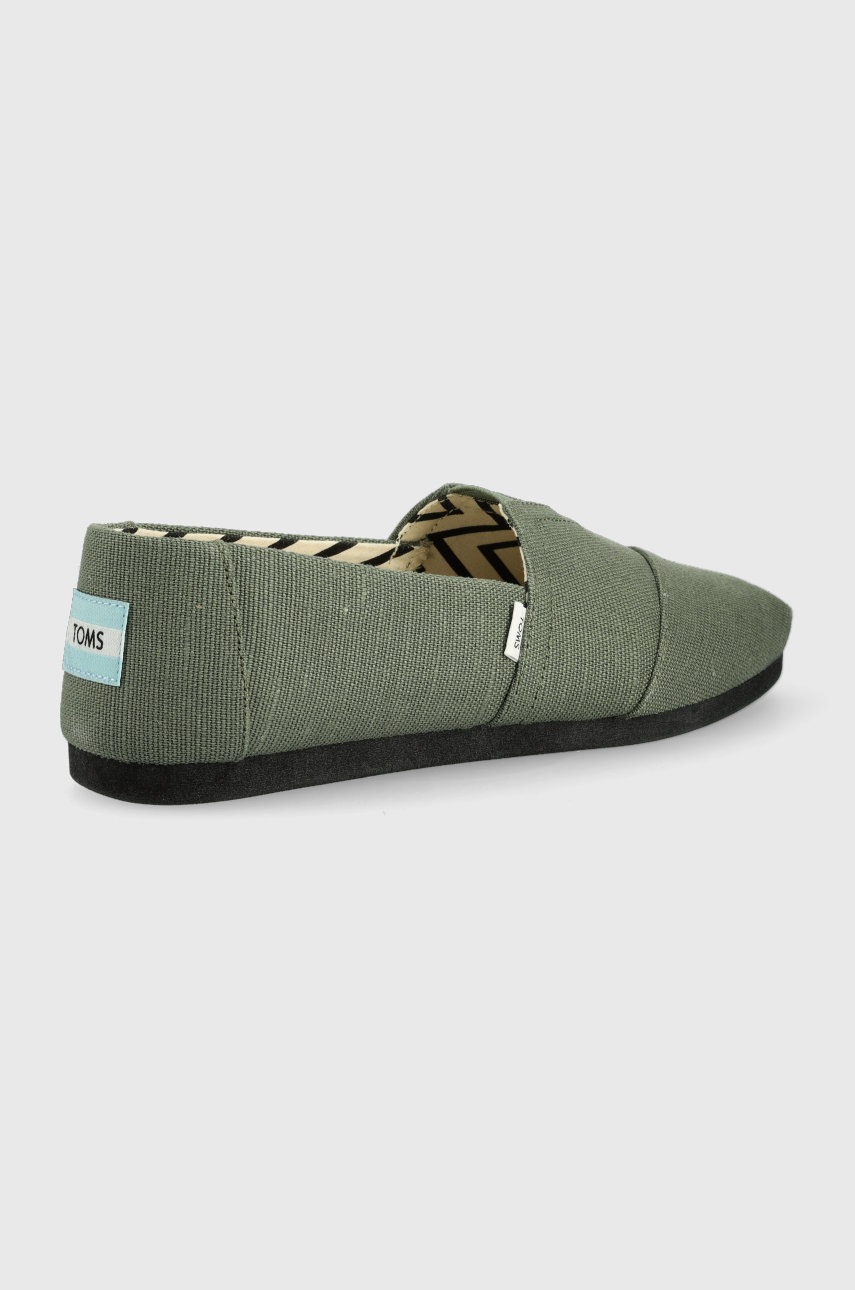 

Еспадрилі Toms Alpargata колір зелений