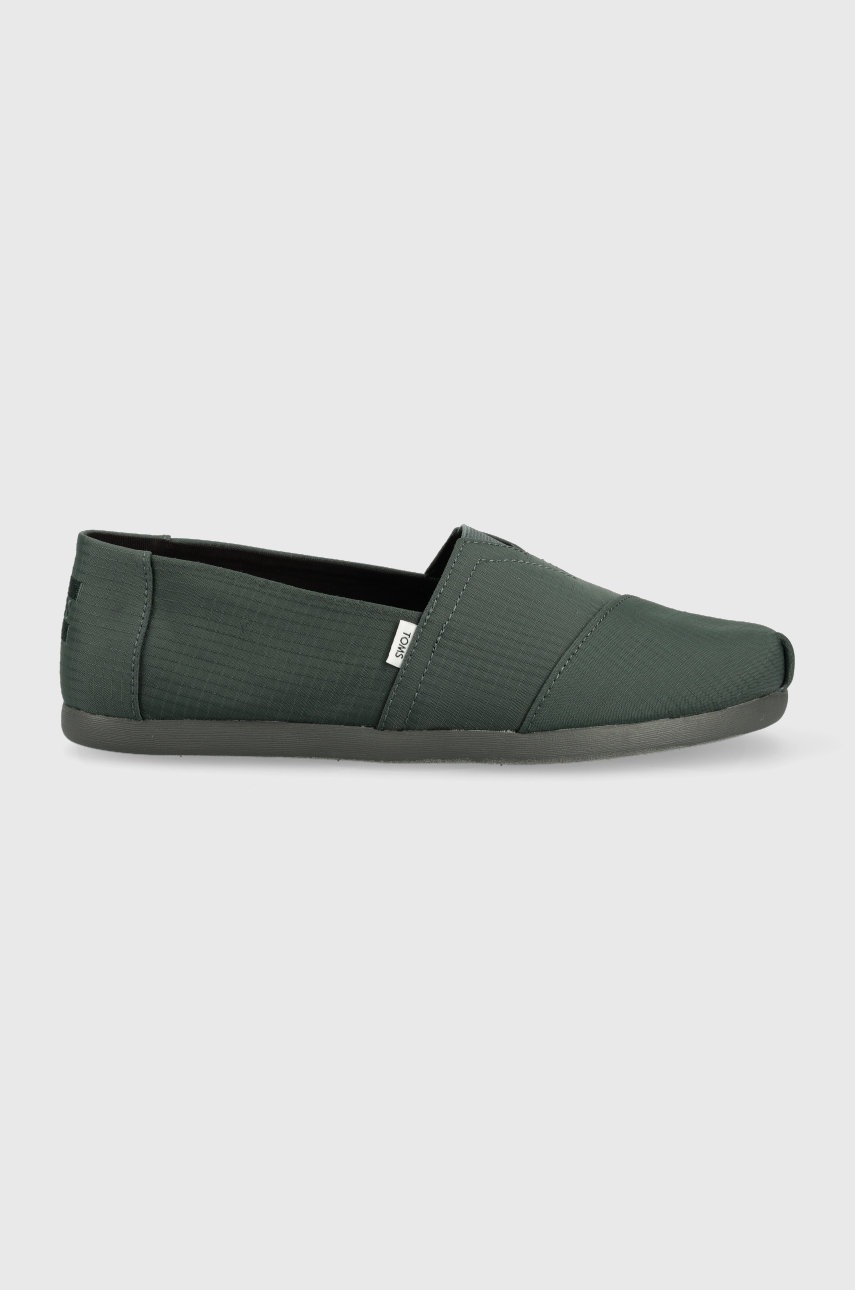 

Еспадрилі Toms Alpargata колір зелений