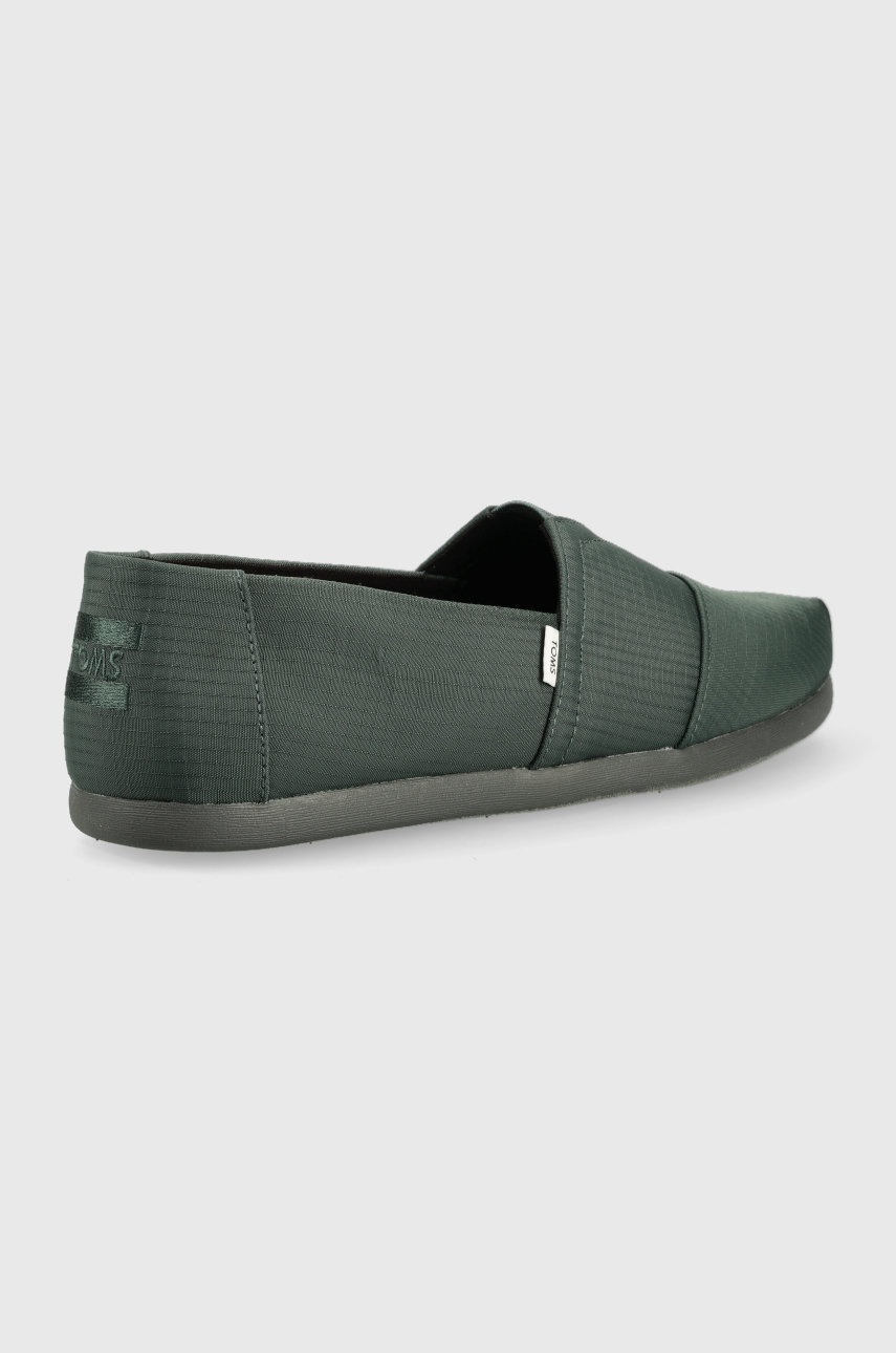 

Еспадрилі Toms Alpargata колір зелений