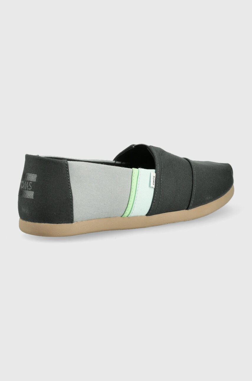 

Эспадрильи Toms Alpargata цвет зелёный