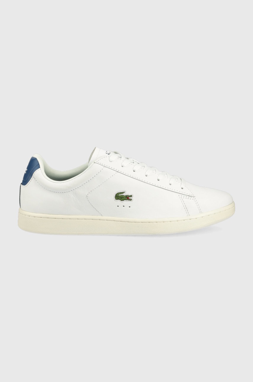 

Кожени маратонки Lacoste в бяло, Бял
