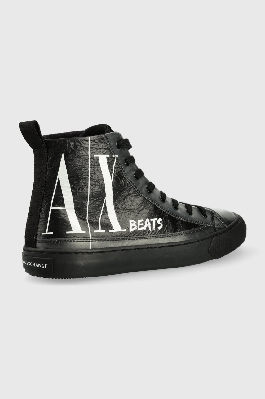 

Кеды Armani Exchange мужские цвет чёрный