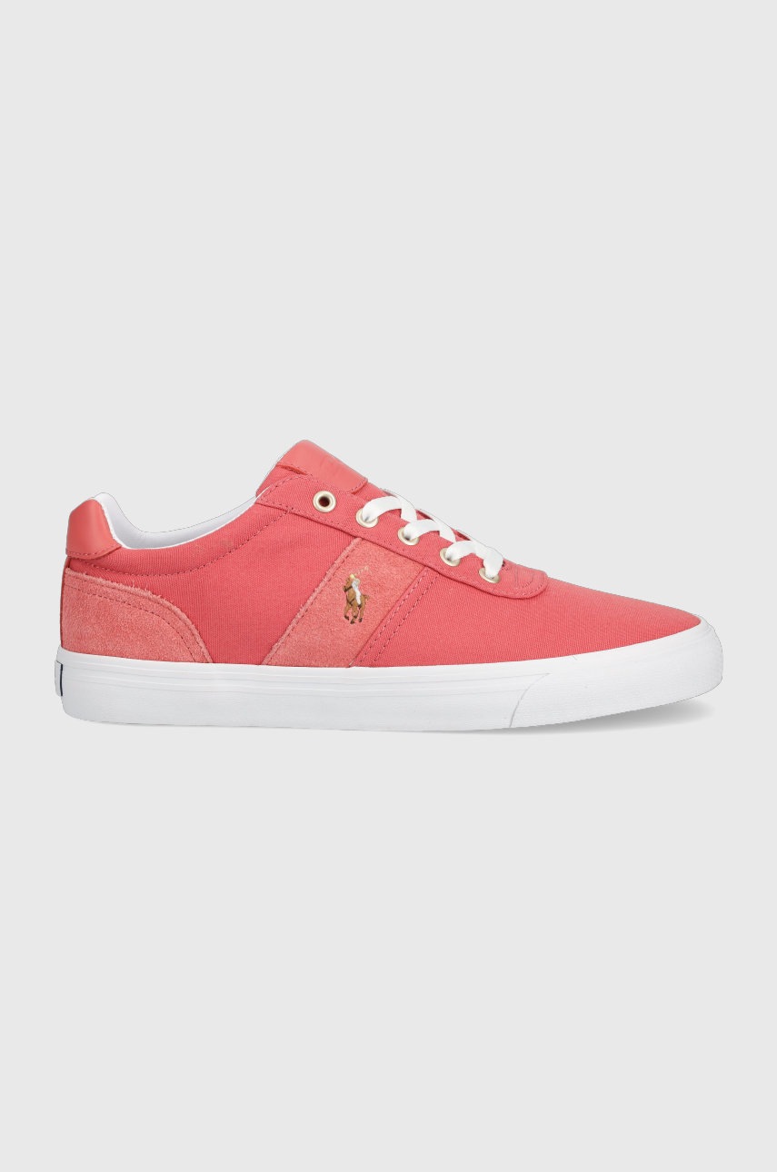 

Ниски кецове Polo Ralph Lauren Hanford в розово, Розов