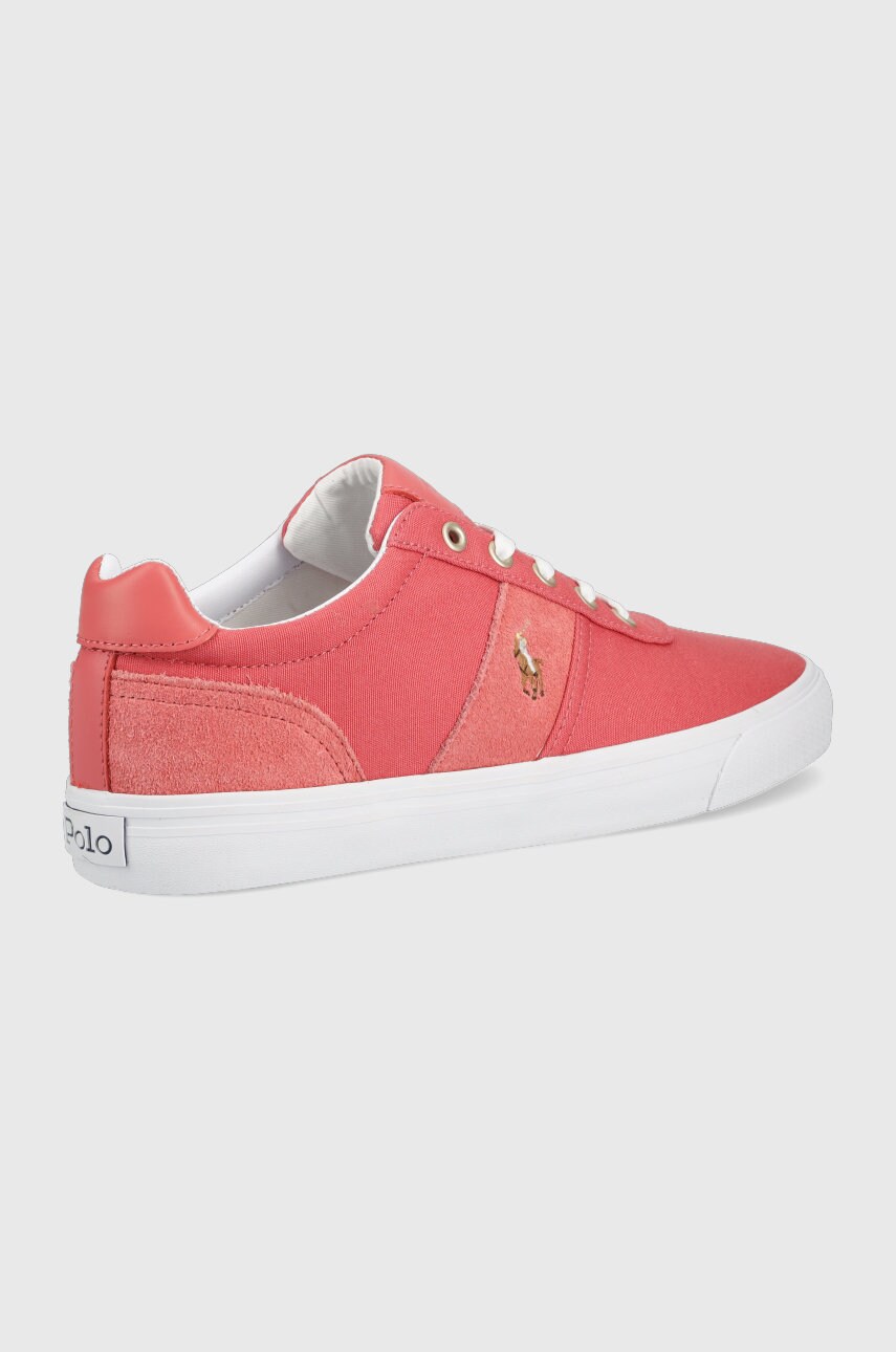 

Кеди Polo Ralph Lauren Hanford колір рожевий