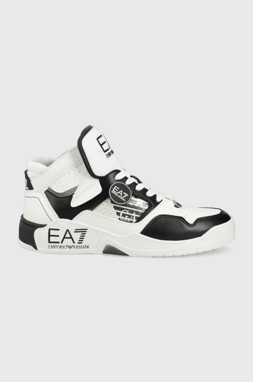 Ea7 emporio armani sneakers culoarea alb