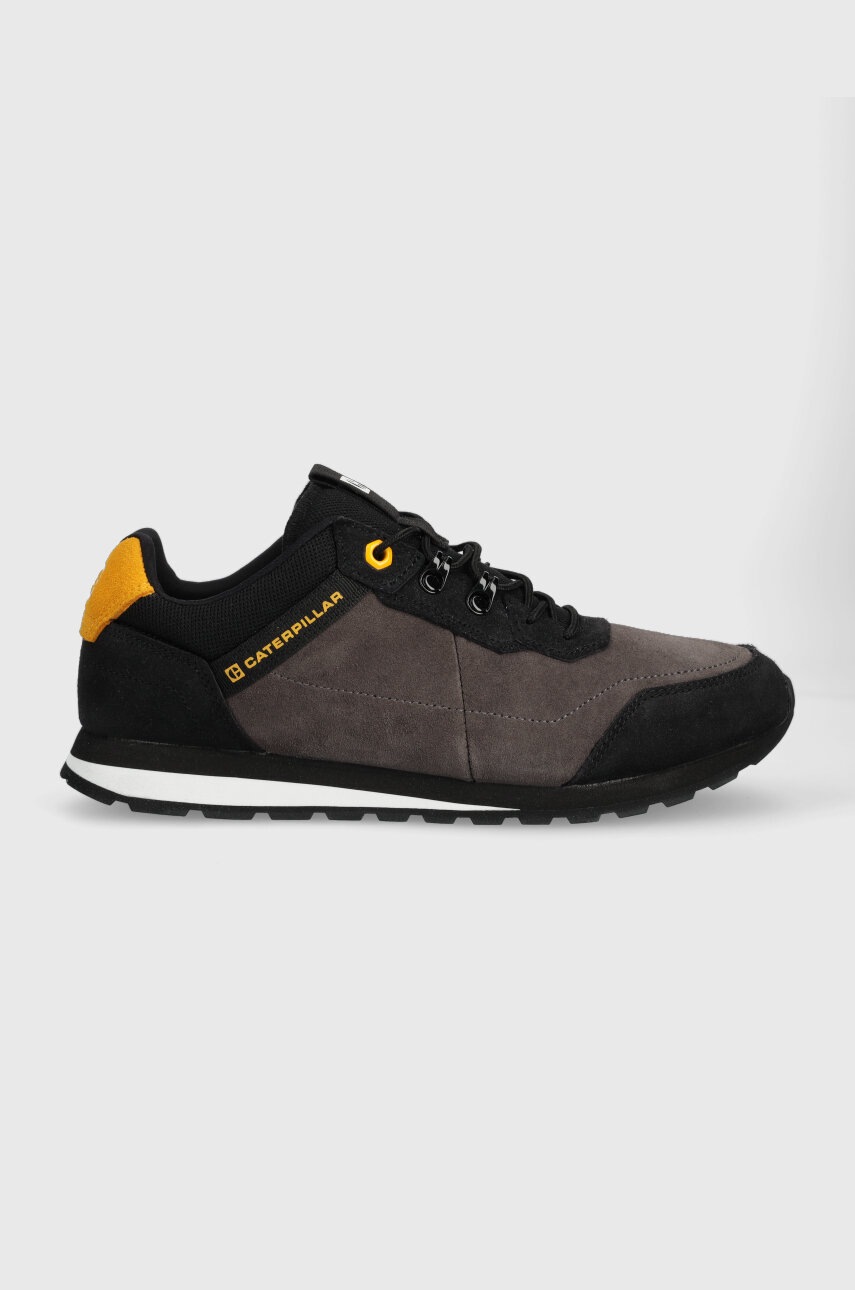 Caterpillar Sneakers Din Piele Intoarsa Culoarea Maro