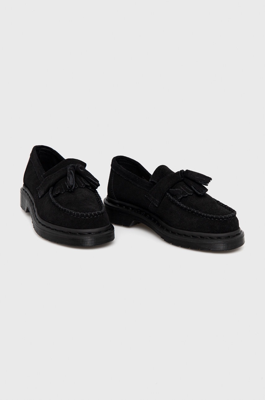 

Замшевые мокасины Dr. Martens цвет чёрный
