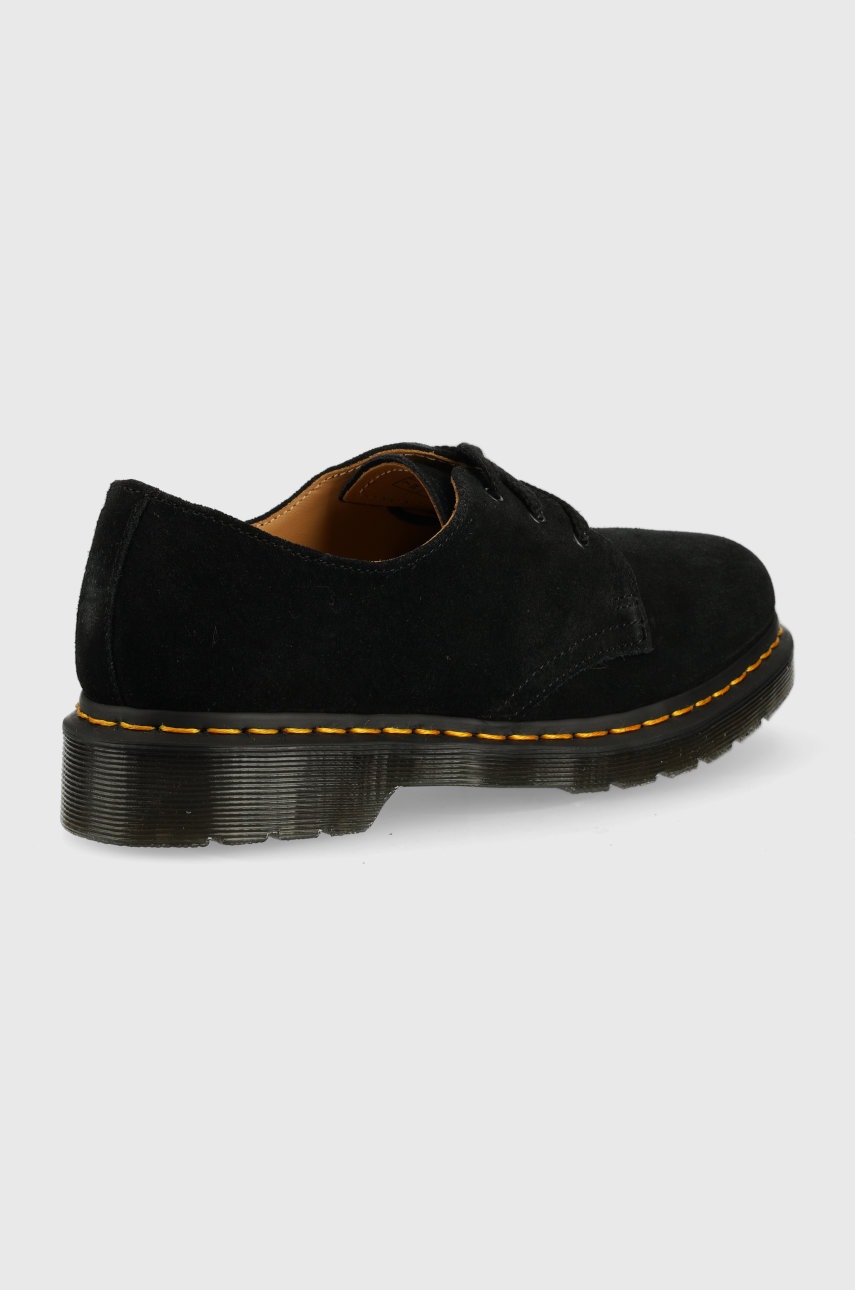 

Замшеві туфлі Dr. Martens колір чорний