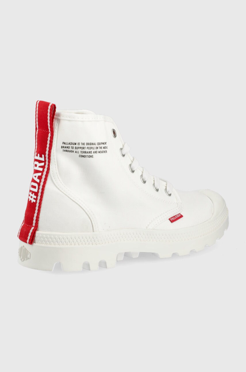 

Кеди Palladium Pampa Hi Dare колір білий
