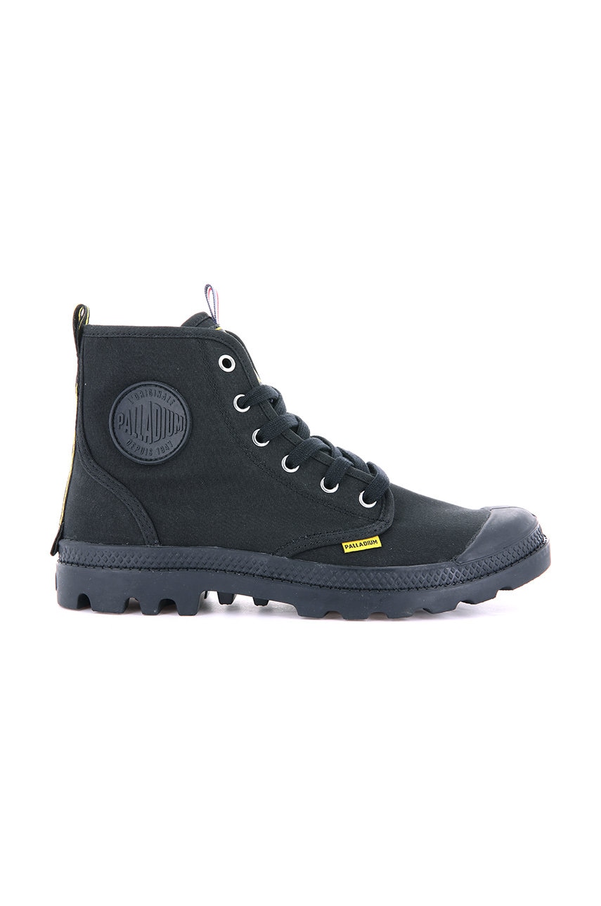 Levně Kecky Palladium Pampa Hi Dare 75 černá barva