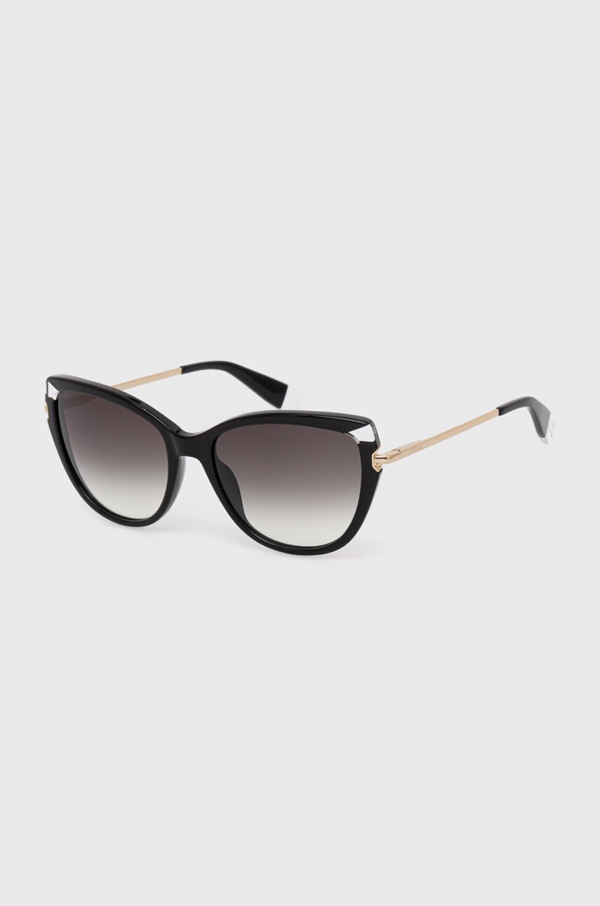 Furla ochelari de soare femei, culoarea negru