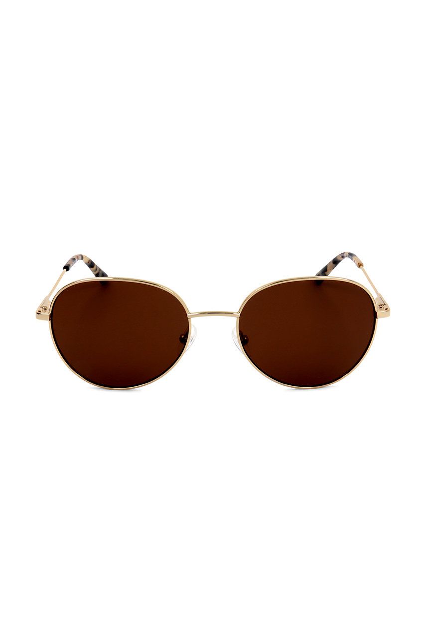 Calvin Klein okulary przeciwsłoneczne męskie kolor złoty